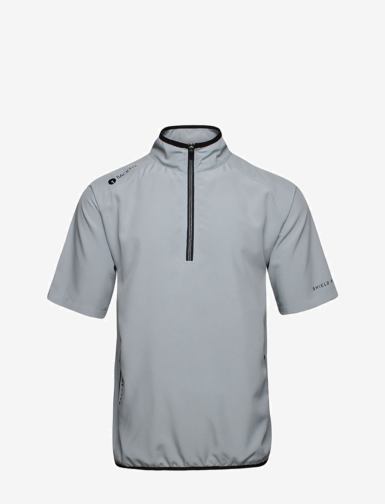BACKTEE - Mens 80 G Short Sleeve Packable Shield - golfjackor - slate - 1