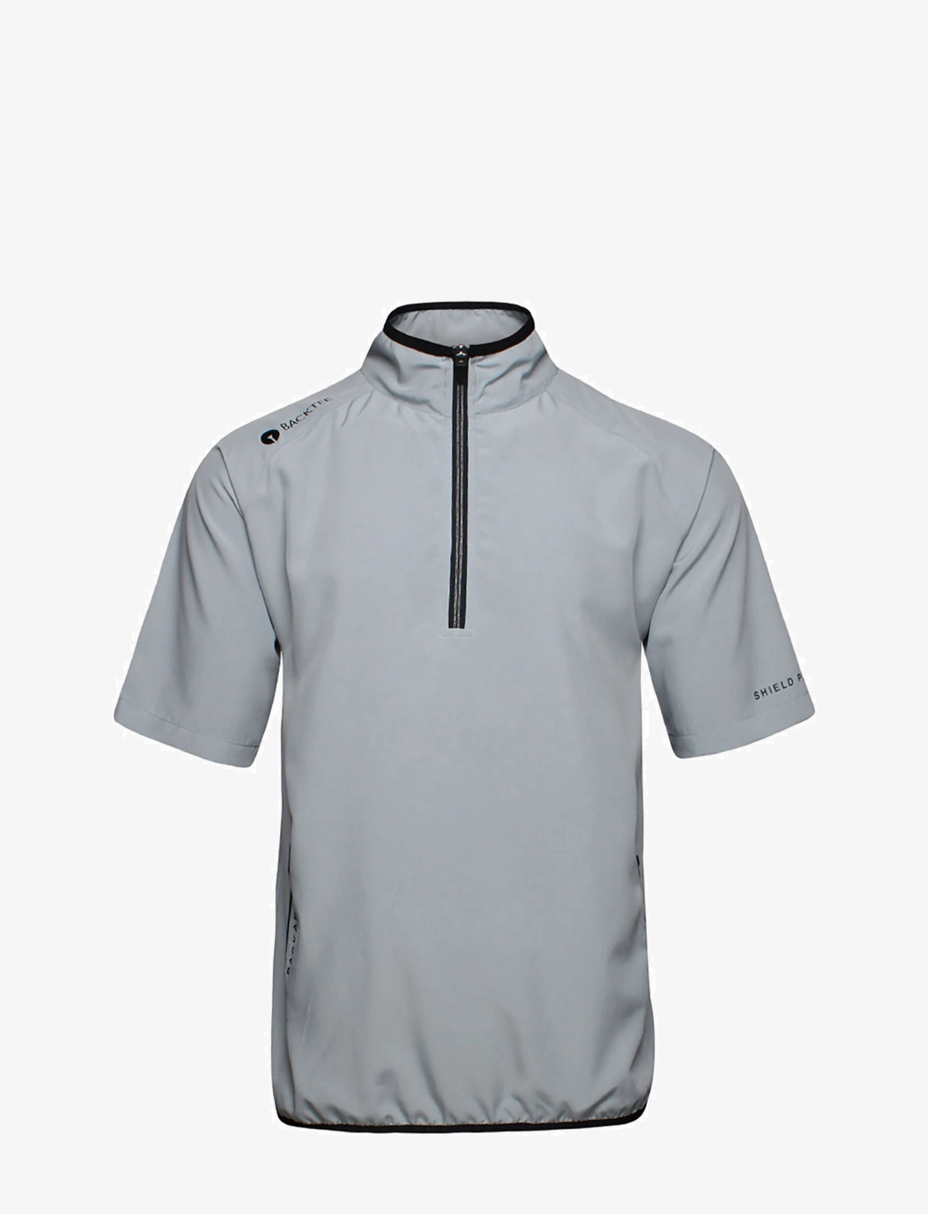 BACKTEE - Mens 80 G Short Sleeve Packable Shield - golfjackor - slate - 1