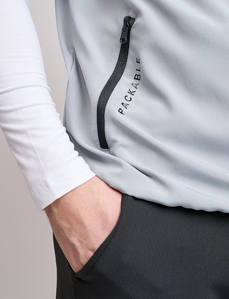 BACKTEE - Mens 80 G Short Sleeve Packable Shield - golf-jacken - slate - 4