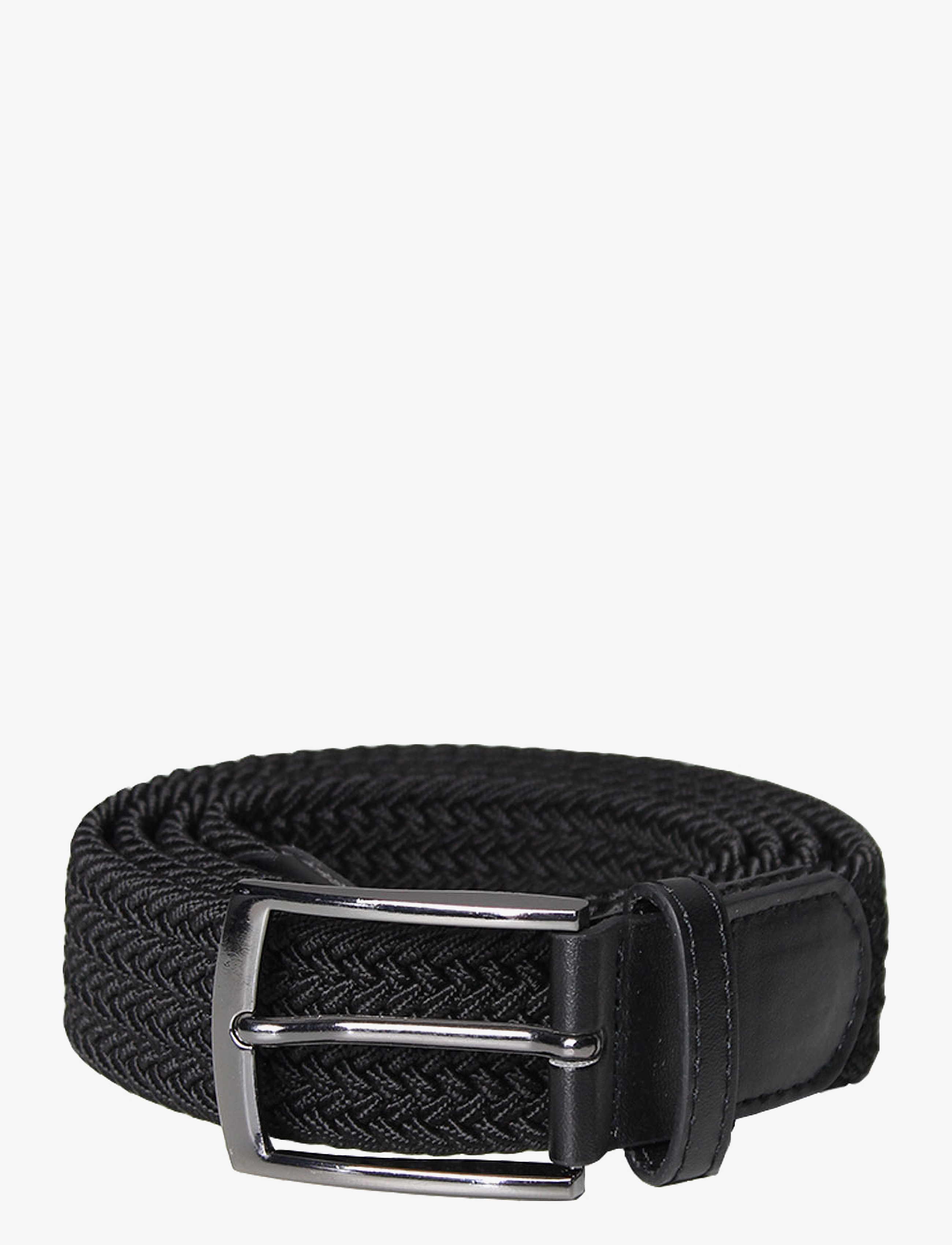 BACKTEE Unisex Elastic Gürtel Schwarz - L - Herren