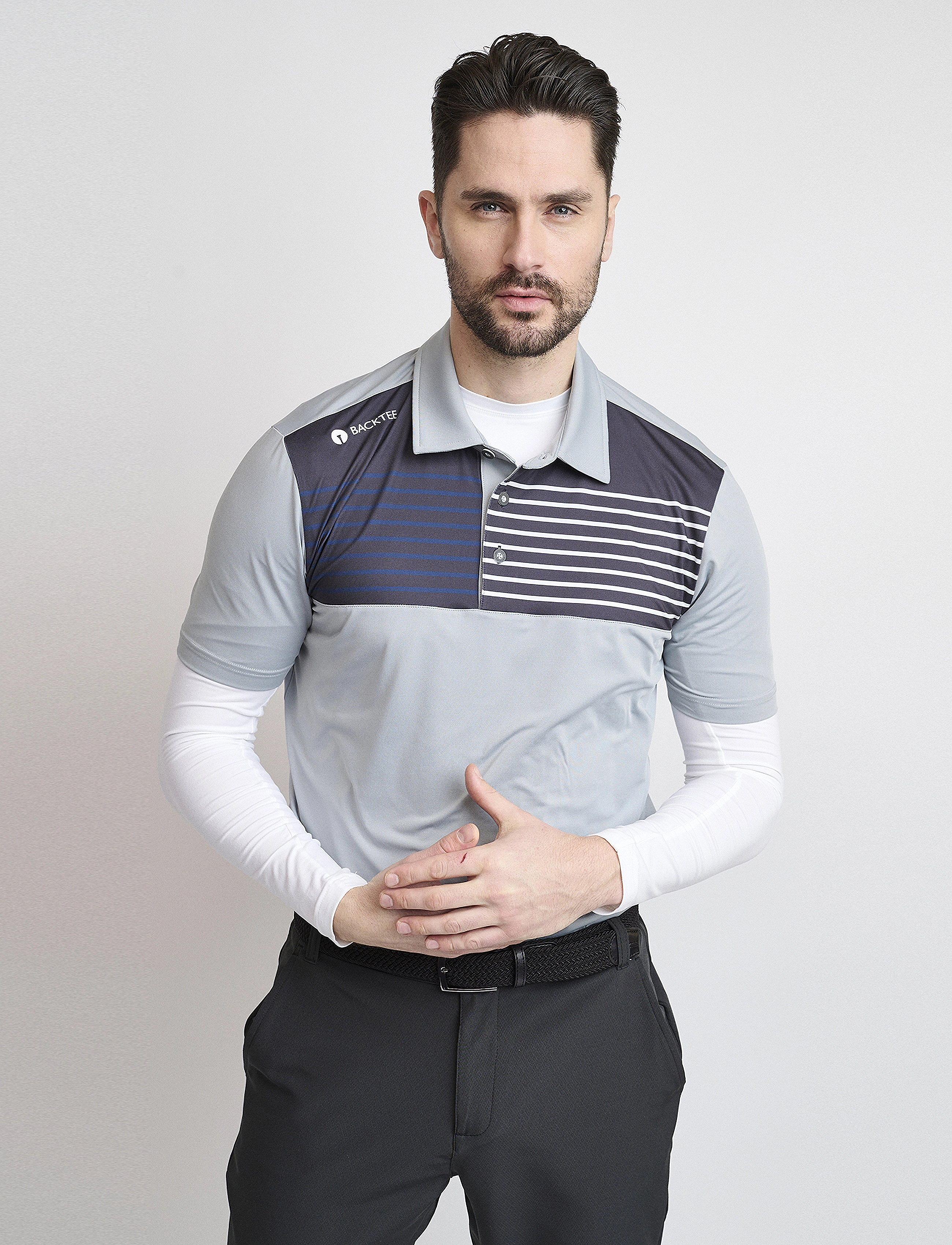 BACKTEE Unisex Elastic Belt, M, Black, Bælter > Flettet Bælte, Herre