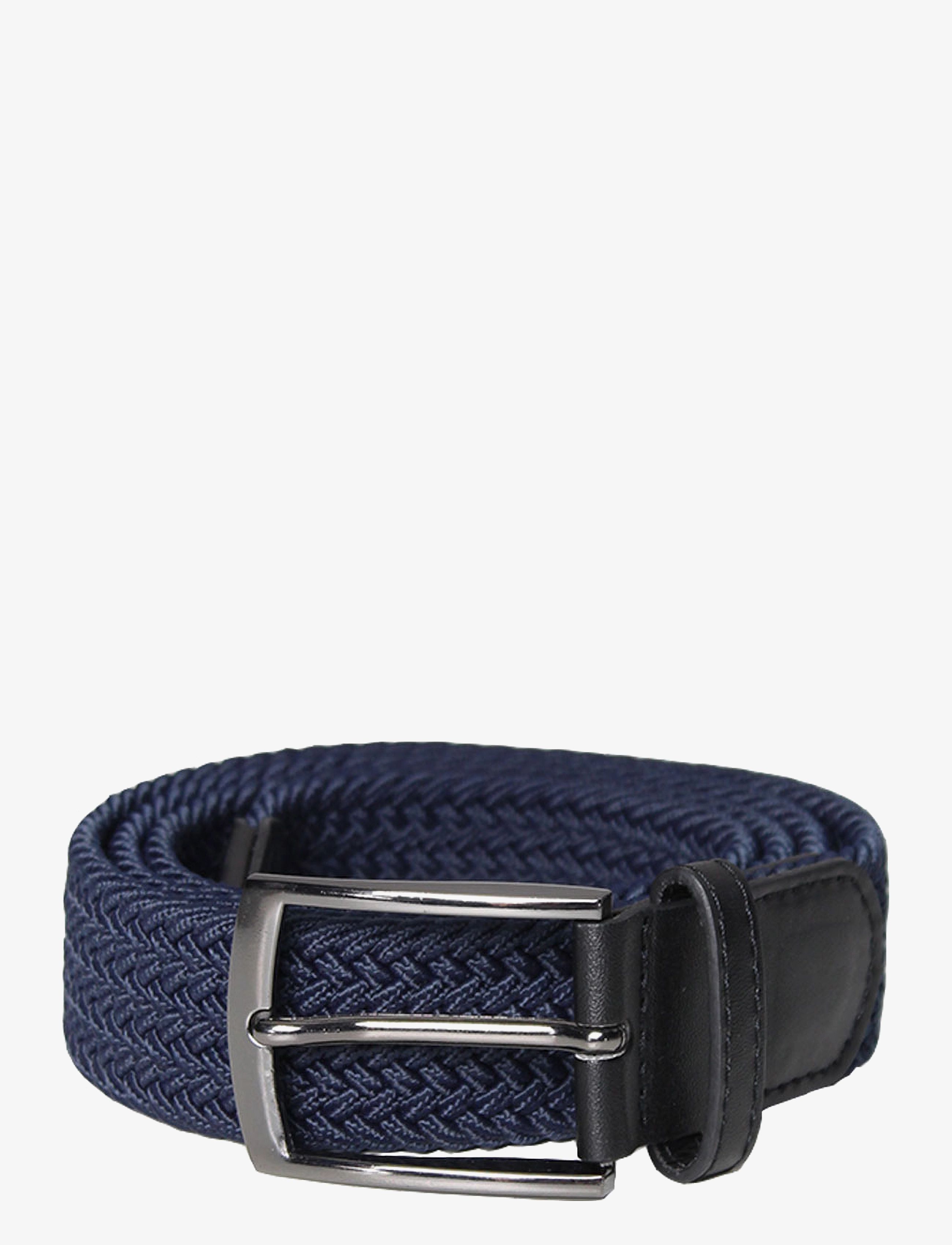 BACKTEE Unisex Elastic Gürtel Navy - L - Herren