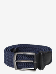 BACKTEE - Unisex Elastic Belt - braided belts - navy - 0