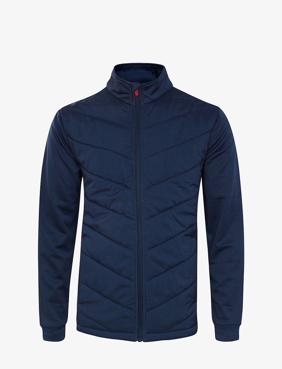 BACKTEE - Mens Hybrid Jacket - golfjakker - navy - 1
