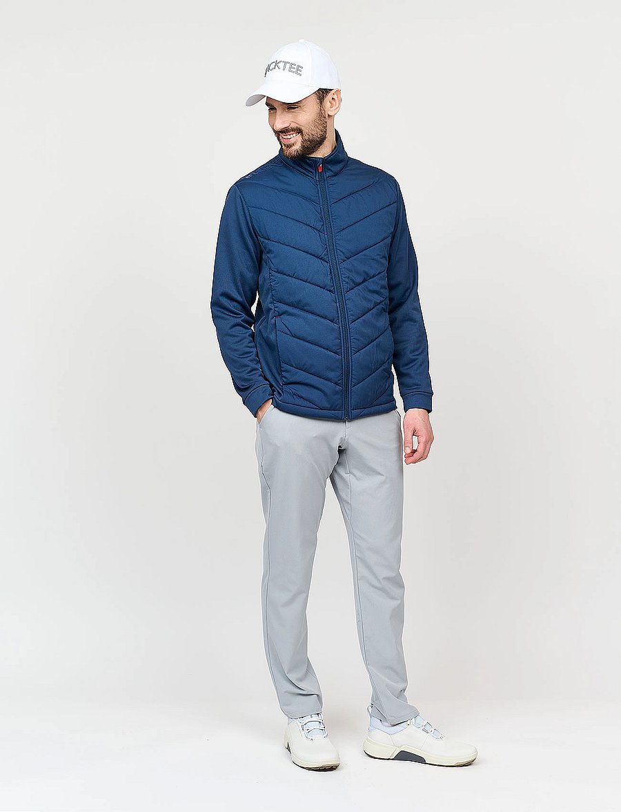 BACKTEE - Mens Hybrid Jacket - golfjakker - navy - 3