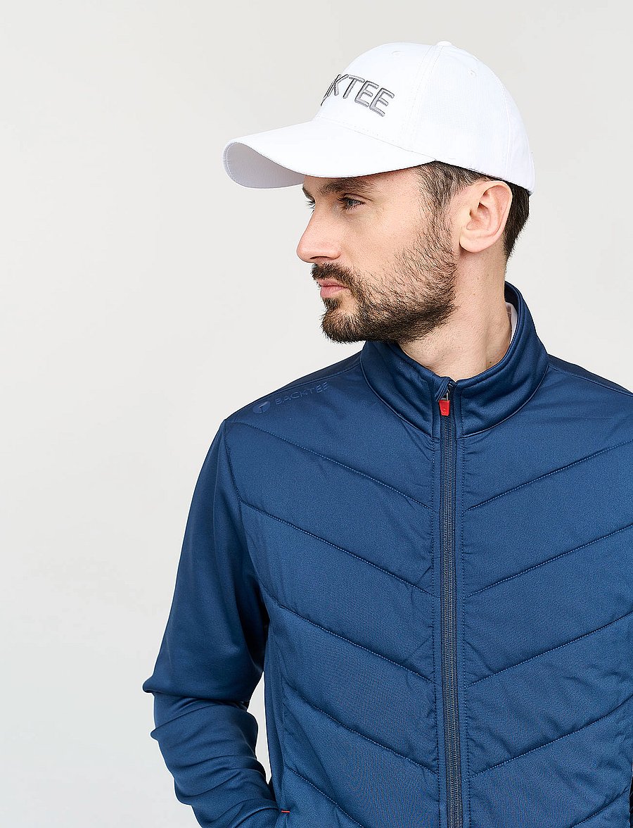 BACKTEE - Mens Hybrid Jacket - golfjakker - navy - 4