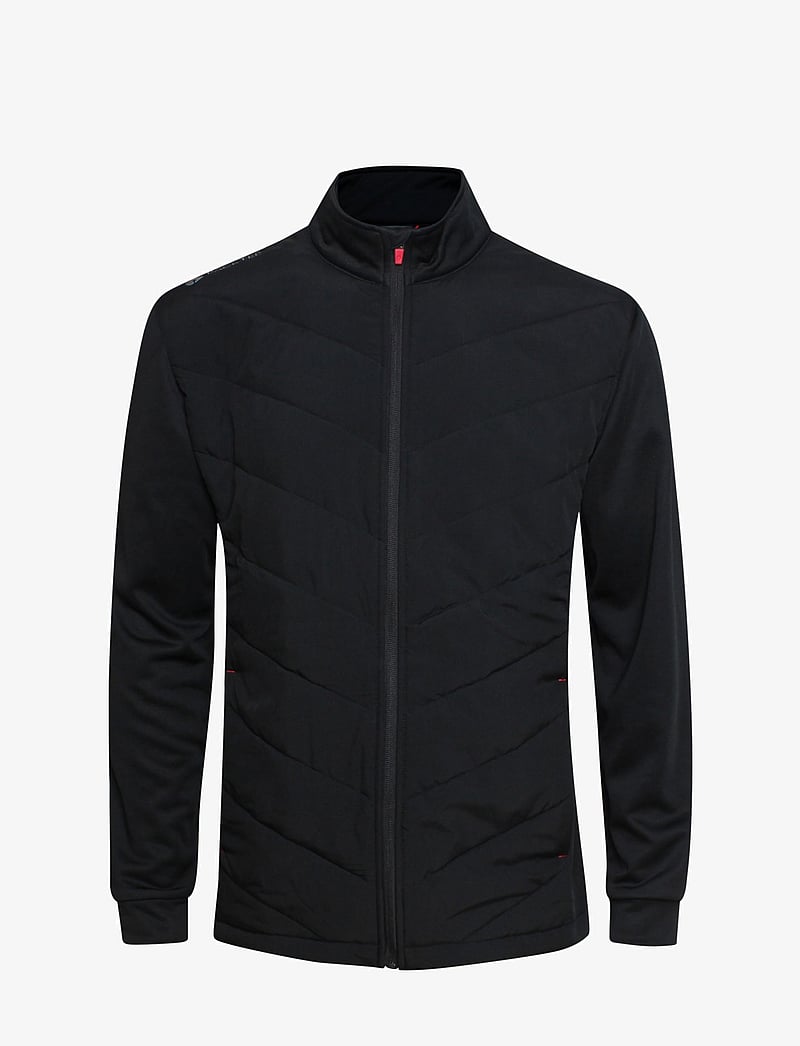 BACKTEE - Mens Hybrid Jacket - golfijakid - black - 1