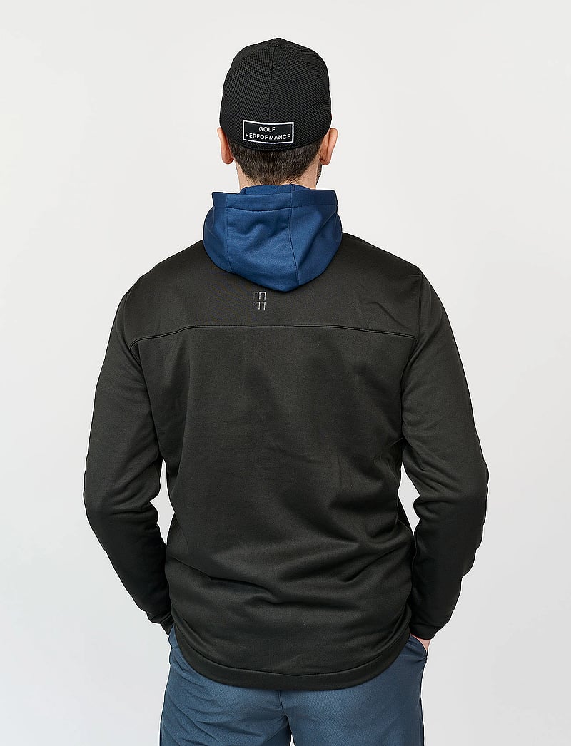 BACKTEE - Mens Hybrid Jacket - golfijakid - black - 2