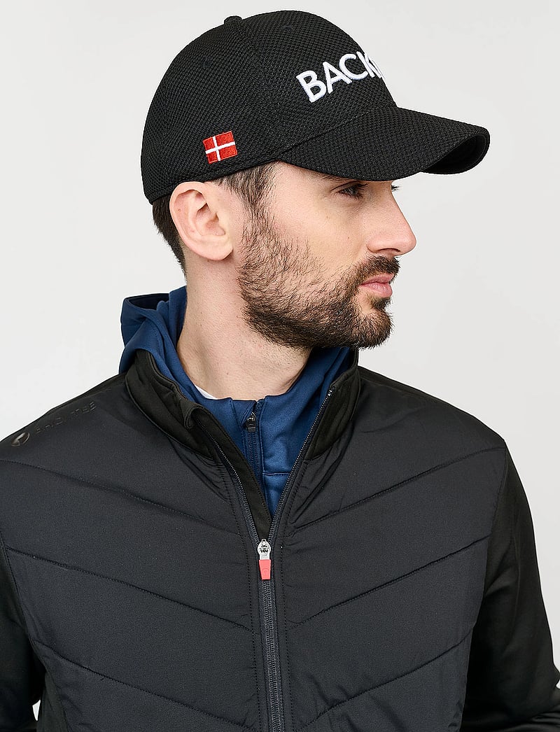 BACKTEE - Mens Hybrid Jacket - golfijakid - black - 4