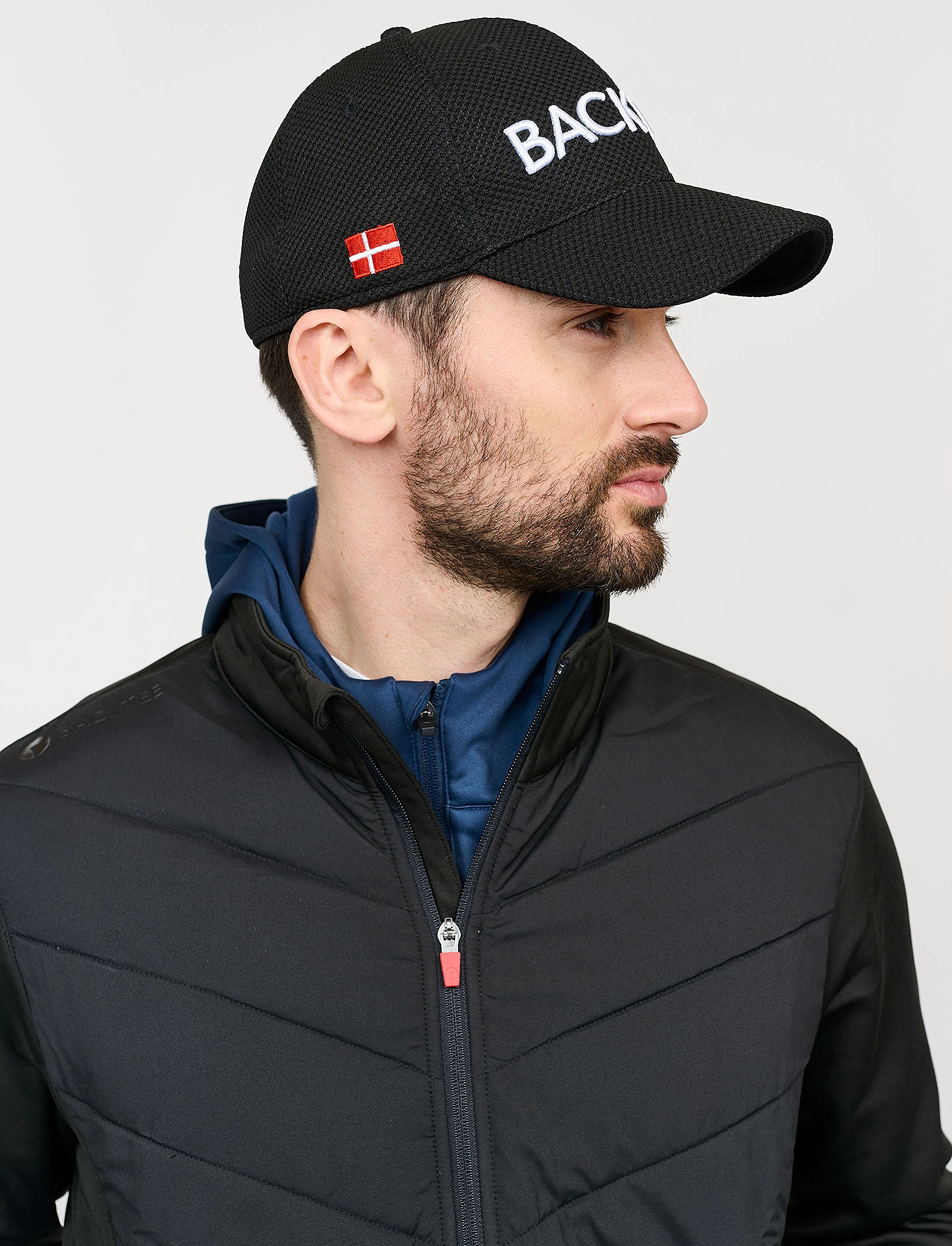 BACKTEE - Mens Hybrid Jacket - golf-jacken - black - 4
