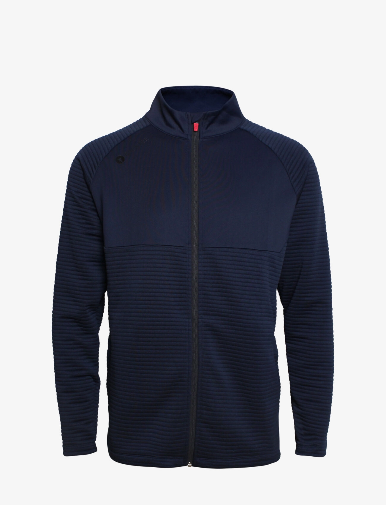 BACKTEE Mens Waffel Midlayer Cardigan Navy - XXL - Herren
