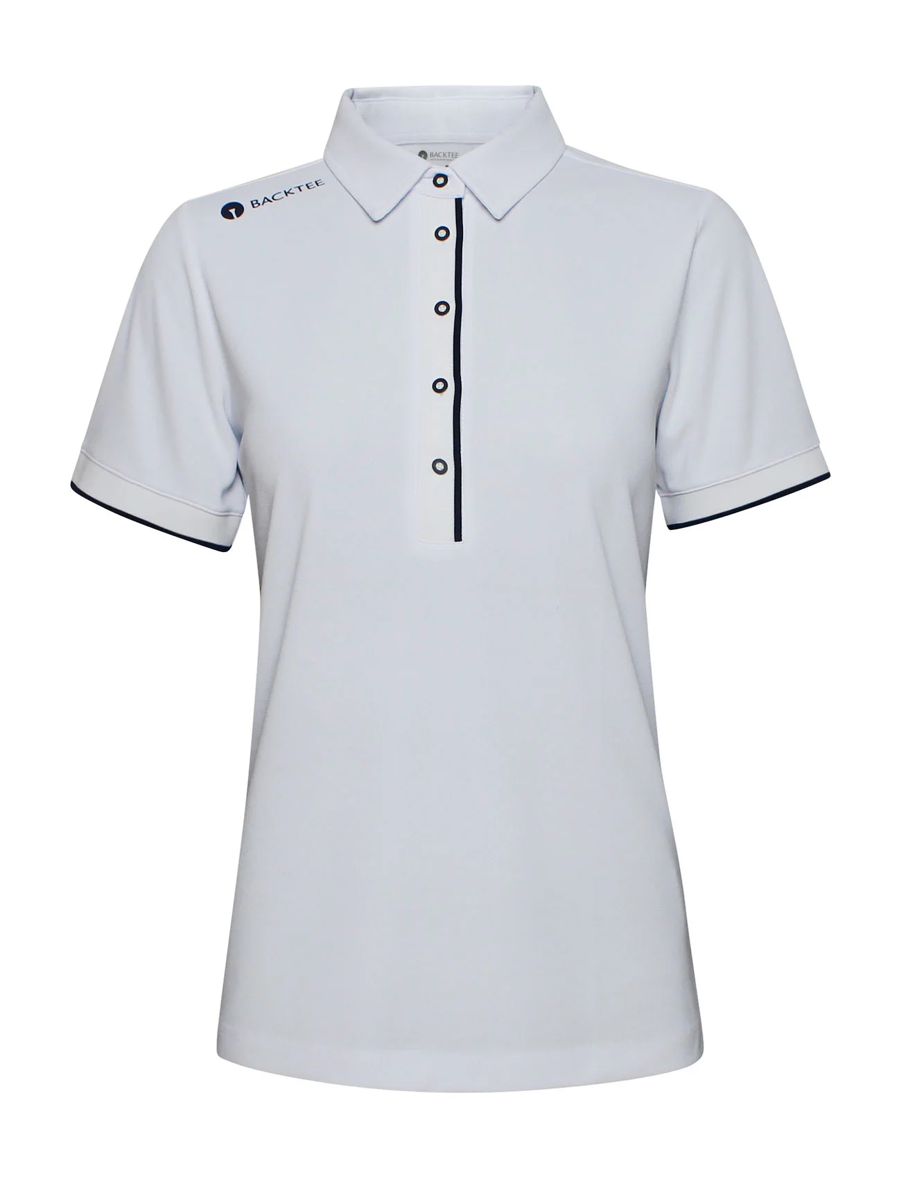 BACKTEE - Ladies Classic Polo - pikéer - optical white - 1