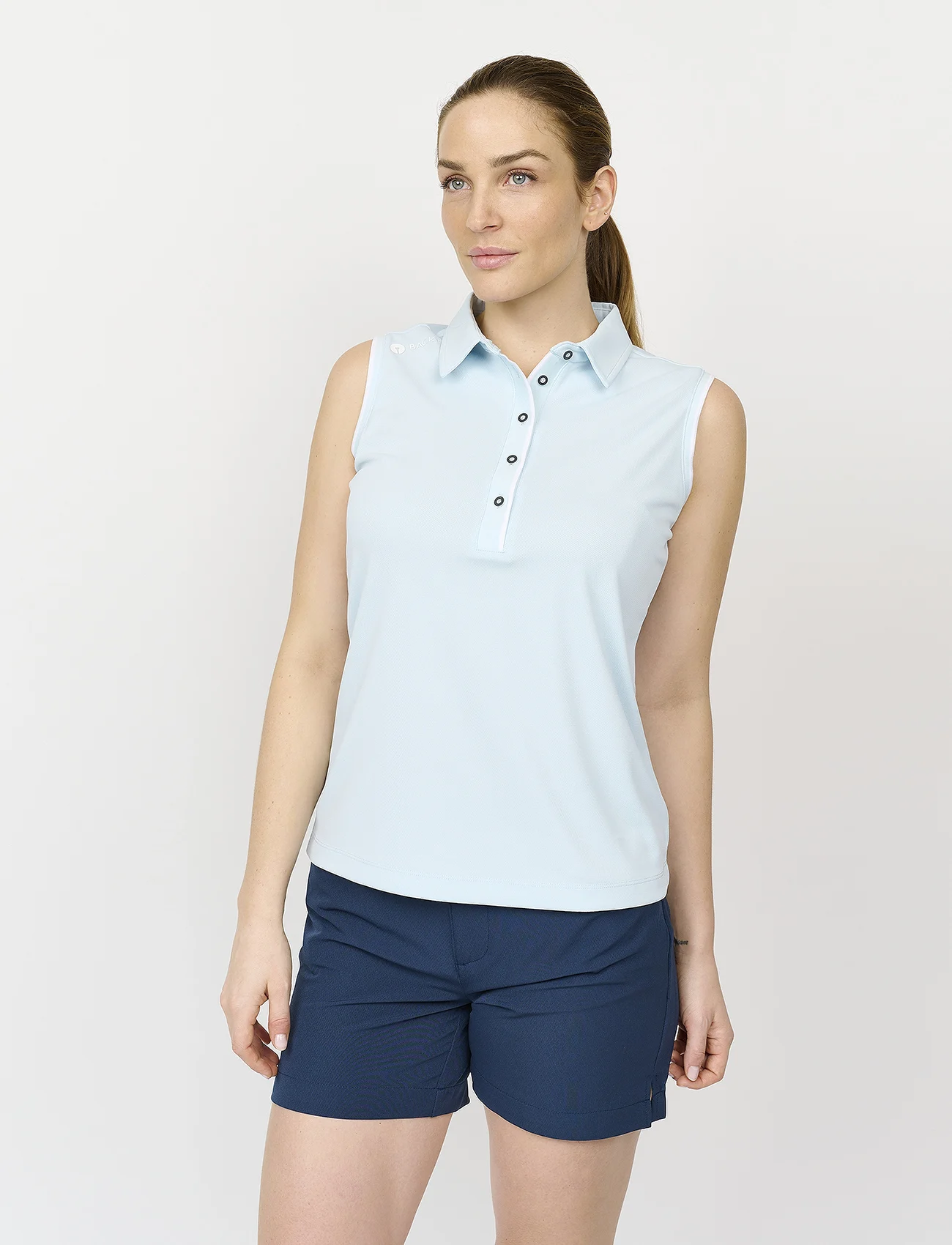 BACKTEE - Ladies Classic Top - polos - light blue - 1