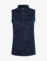 BACKTEE - Ladies Camou Top - polo's - navy - 0
