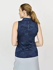 BACKTEE - Ladies Camou Top - poloshirts - navy - 2