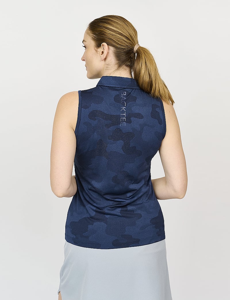 BACKTEE - Ladies Camou Top - oberteile & t-shirts - navy - 2
