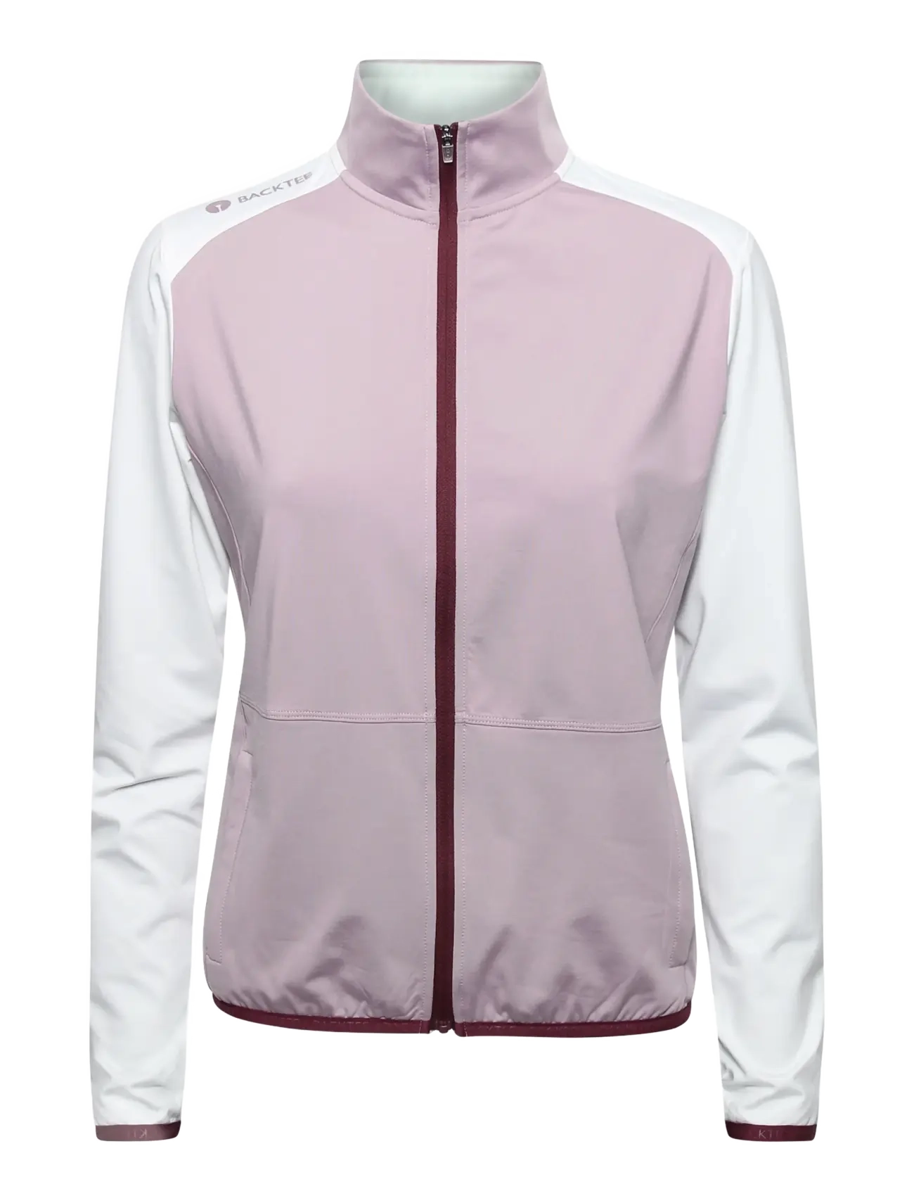 BACKTEE Ladies Full-Zip Baselayer Pink - S - Damen