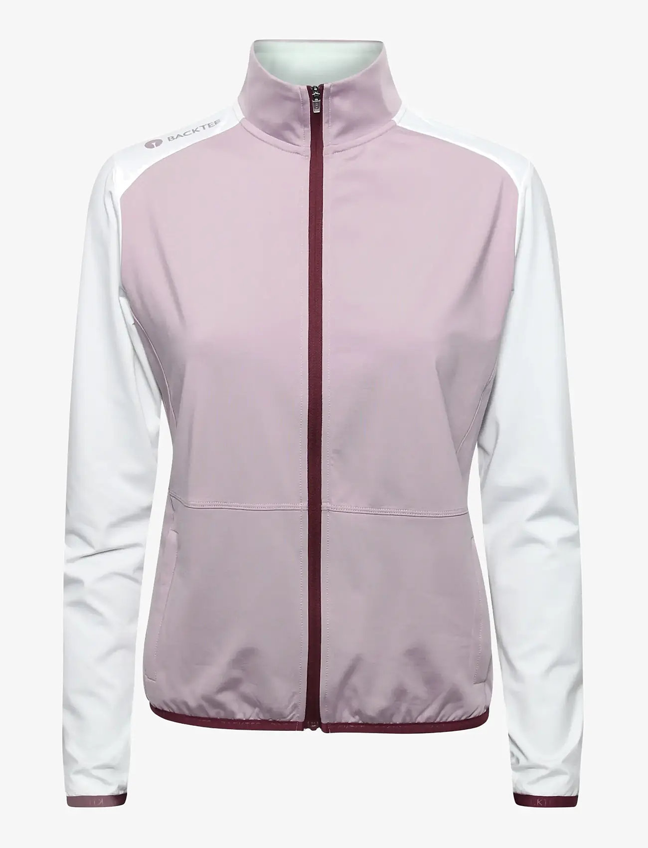 BACKTEE - Ladies Full-Zip Baselayer - funktionsunterwäsche - oberteile - hvid - 1