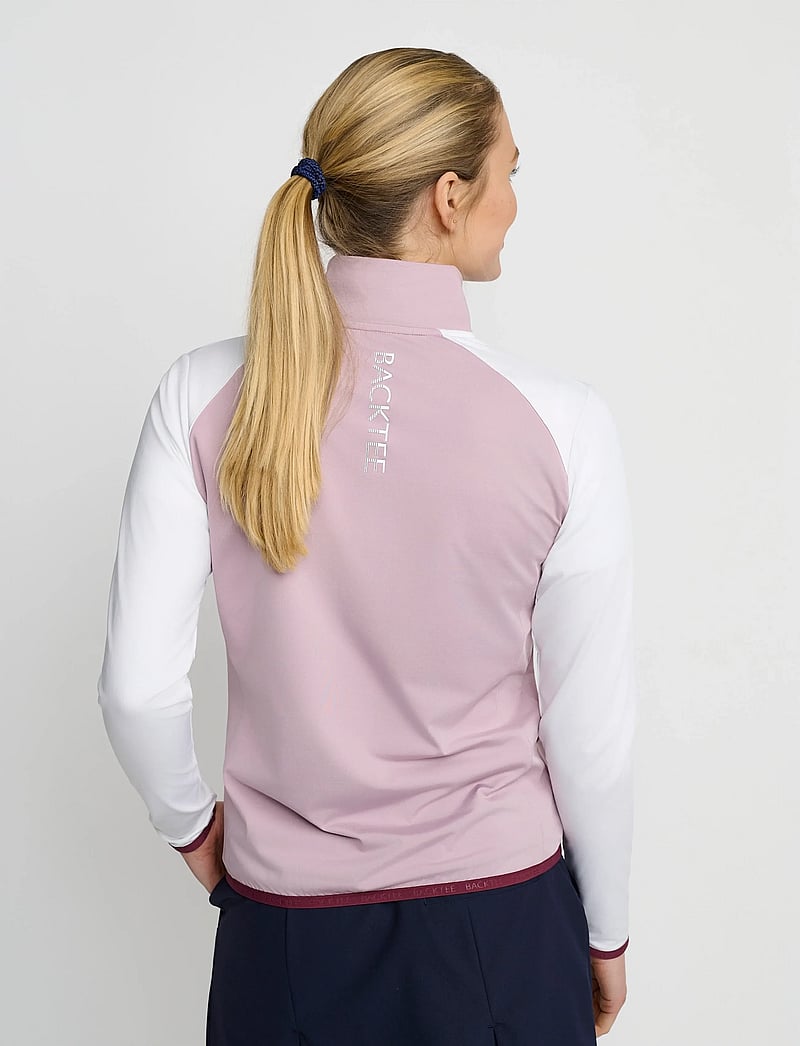 BACKTEE - Ladies Full-Zip Baselayer - funktionsunterwäsche - oberteile - hvid - 3