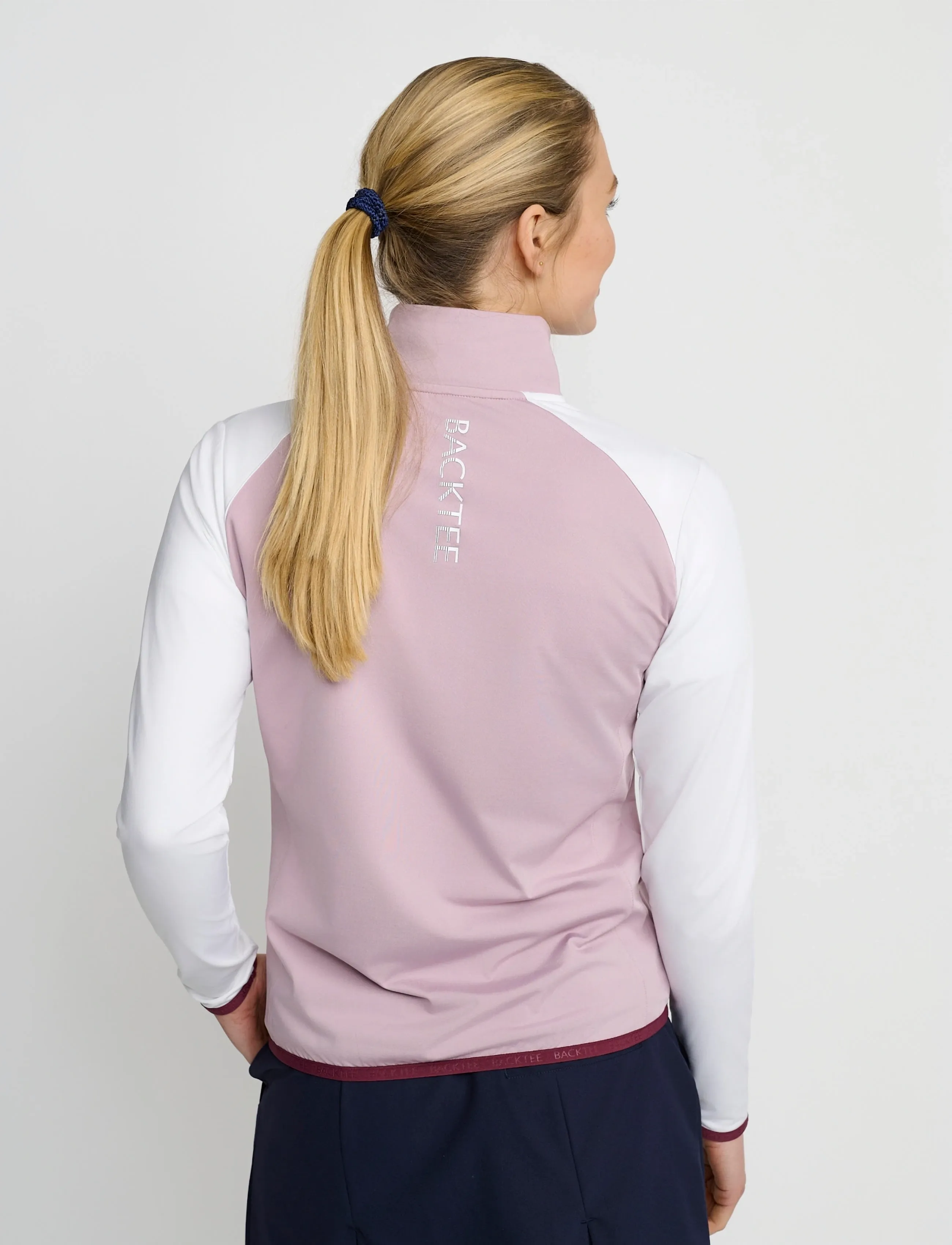 BACKTEE - Ladies Full-Zip Baselayer - Üleriided - hvid - 3