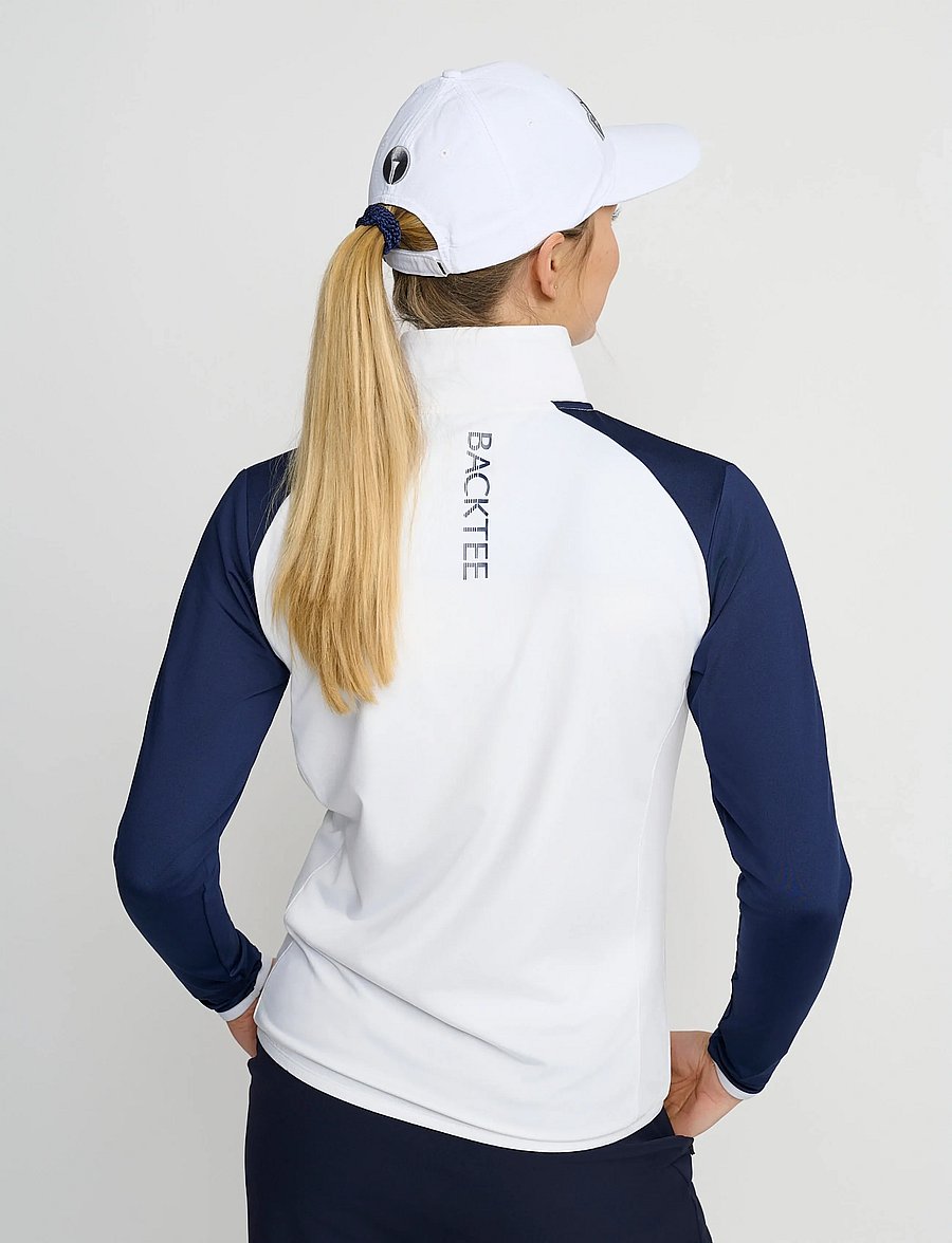 BACKTEE - Ladies Full-Zip Baselayer - oberteile - navy - 2