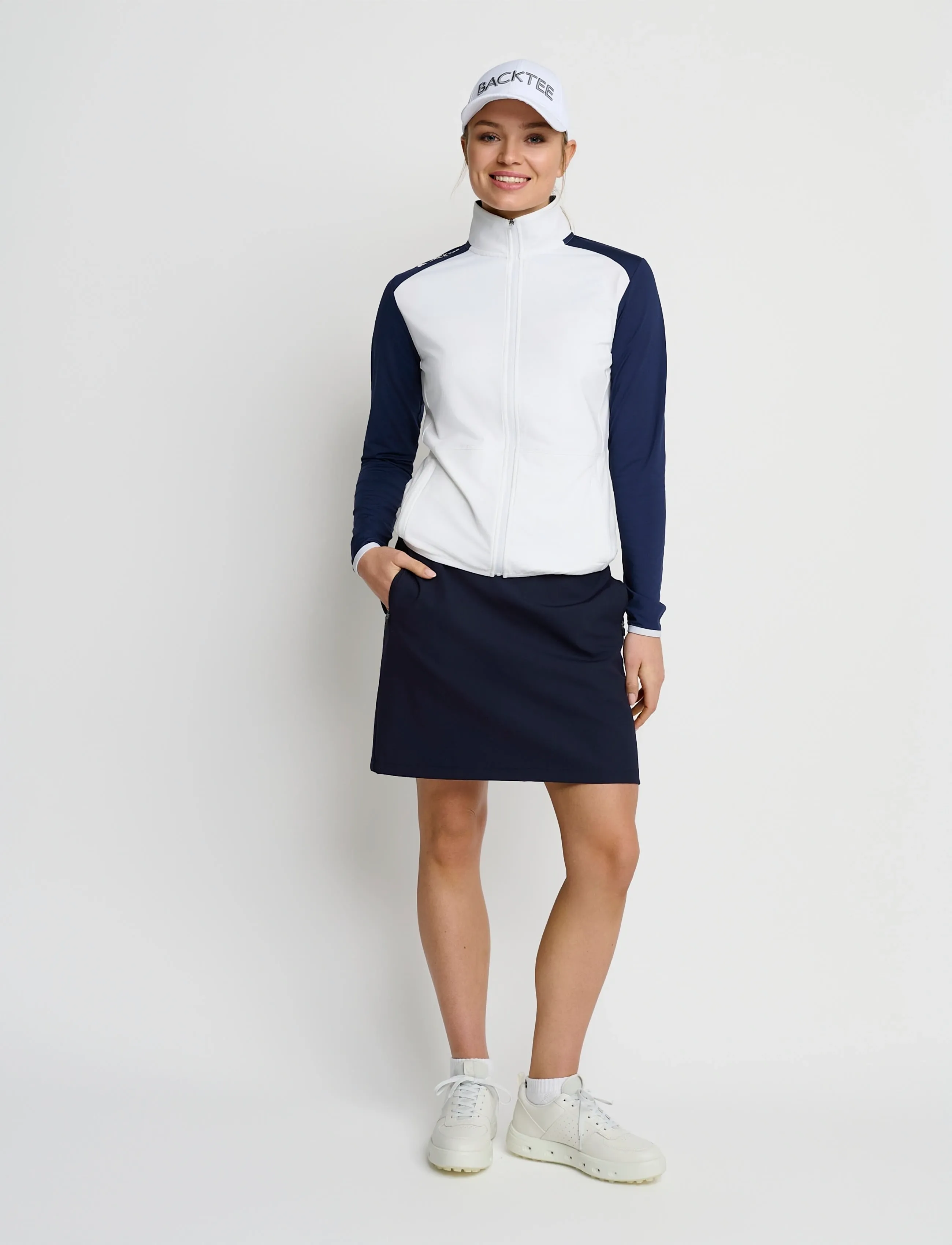 BACKTEE - Ladies Full-Zip Baselayer - jacken & mäntel - navy - 3