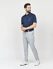 BACKTEE - Mens Camou Polo - short-sleeved polos - navy - 3