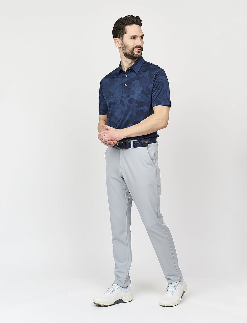 BACKTEE - Mens Camou Polo - toppe & t-shirts - navy - 3