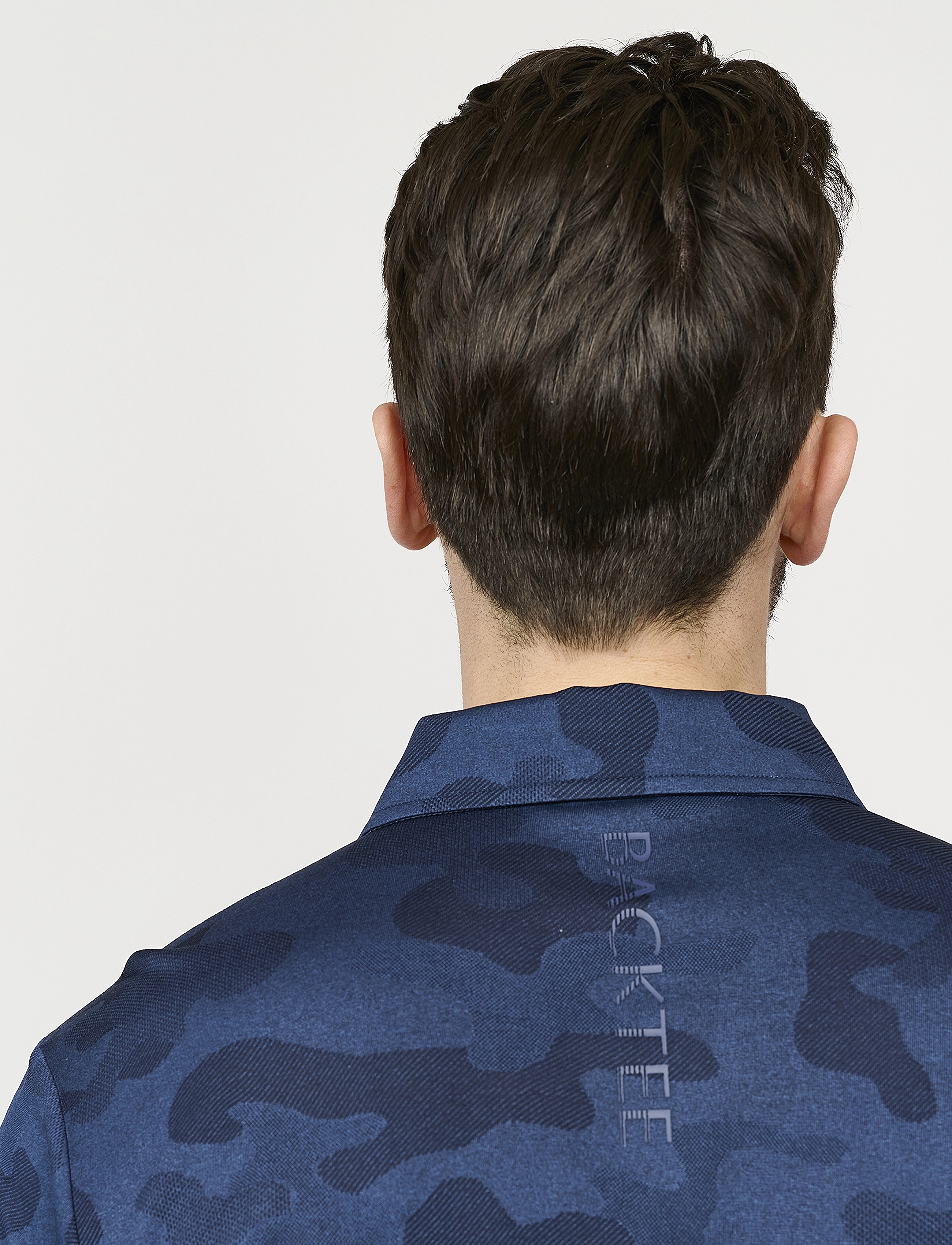BACKTEE - Mens Camou Polo - topit & t-paidat - navy - 4