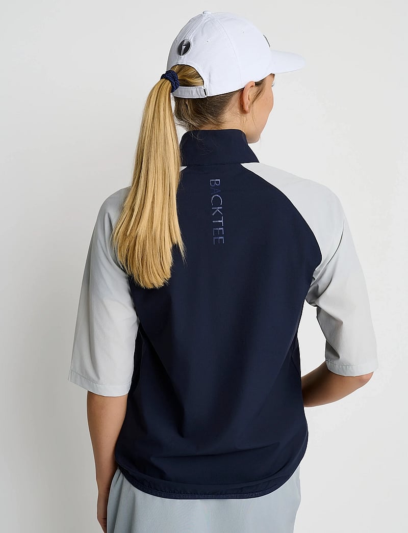 BACKTEE - Ladies Winbreaker Jacket S/S - golfijakid - navy - 2