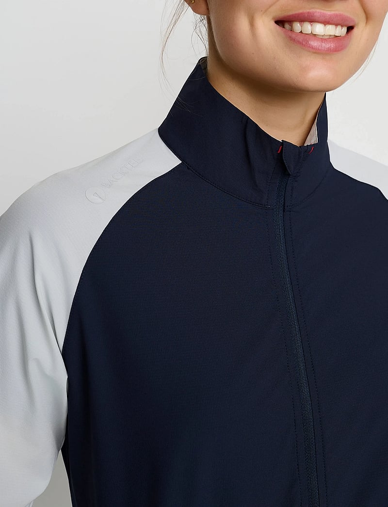 BACKTEE - Ladies Winbreaker Jacket S/S - golfijakid - navy - 5