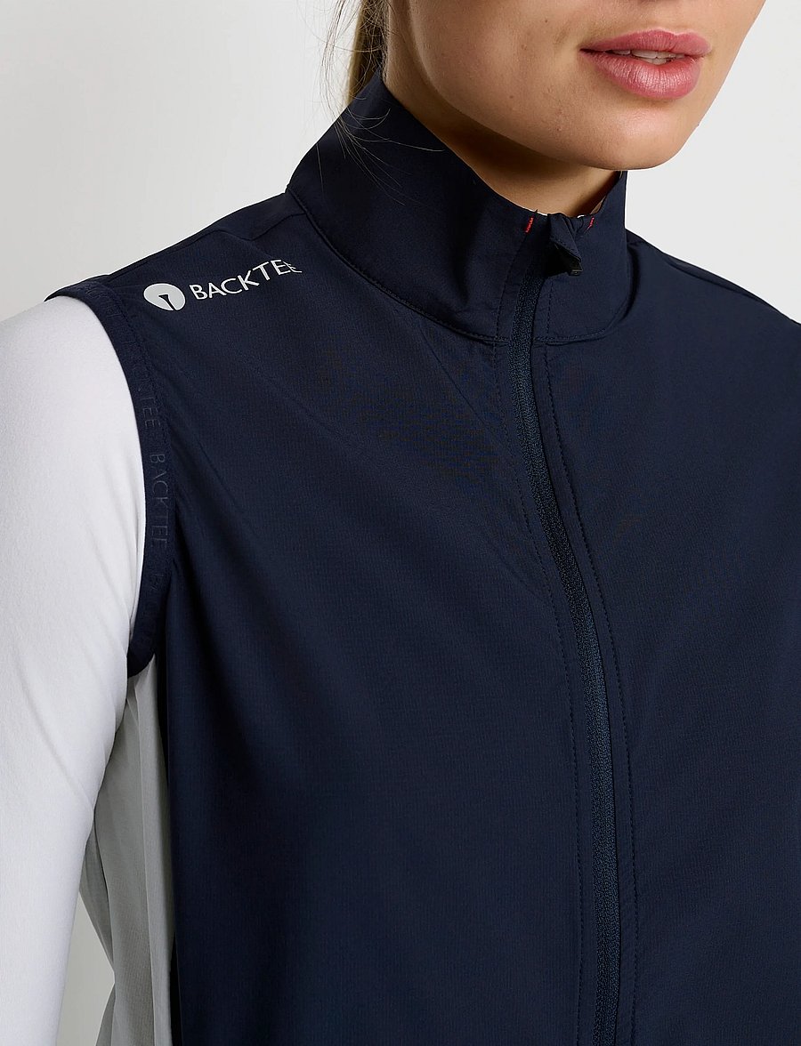 BACKTEE - Ladies Windbreaker Vest - overtøj - navy - 3