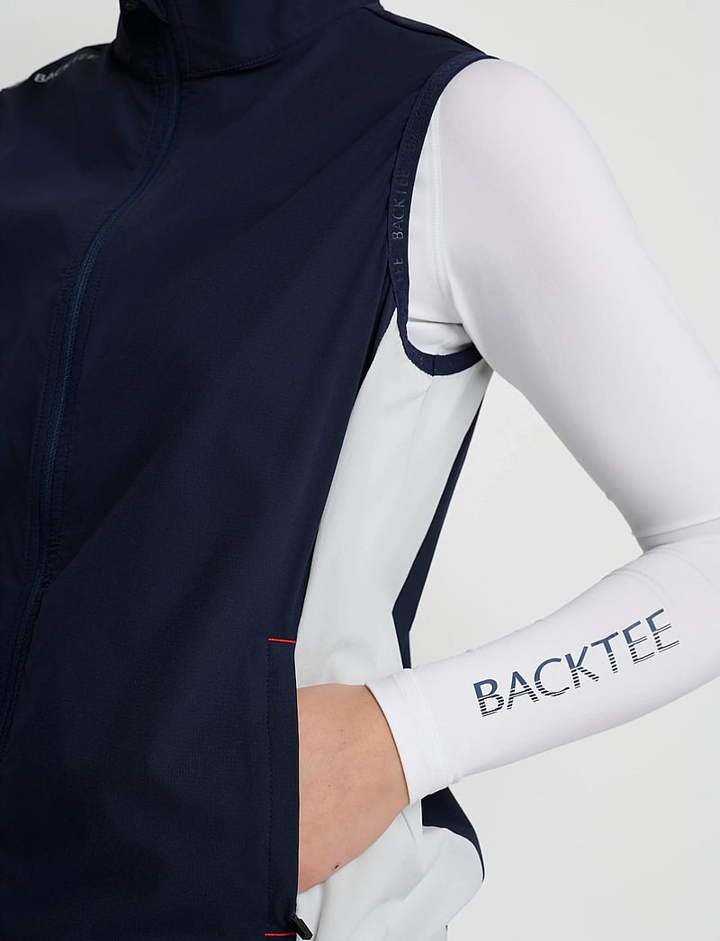 BACKTEE - Ladies Windbreaker Vest - outdoor - navy - 4