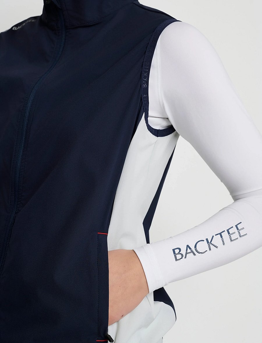 BACKTEE - Ladies Windbreaker Vest - ytterkläder - navy - 4