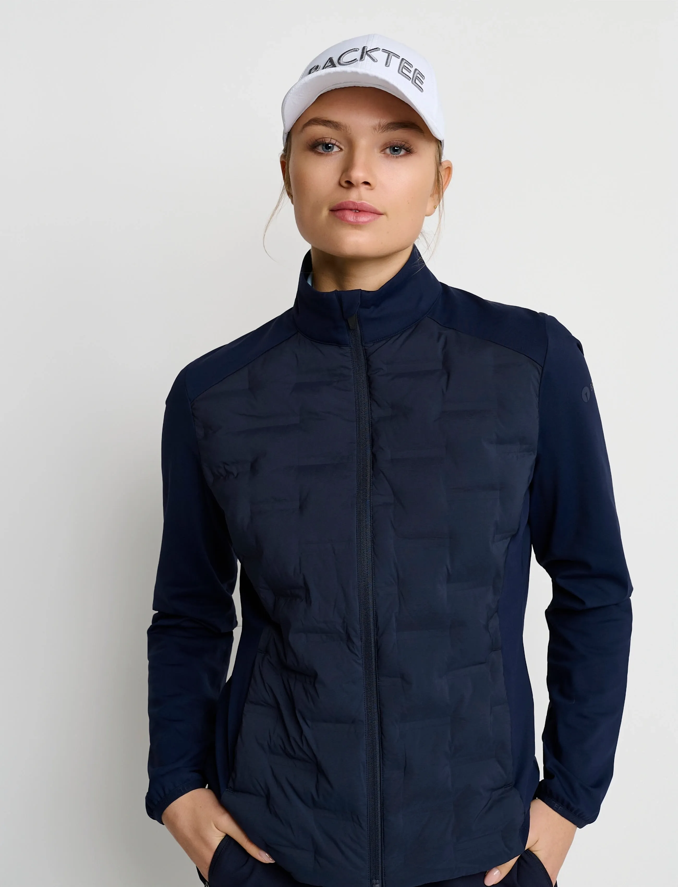 BACKTEE Ladies Epic Hybrid Jacket, S, Sport Clothing, Marineblau - Fleeces & Midlayers, Frauen