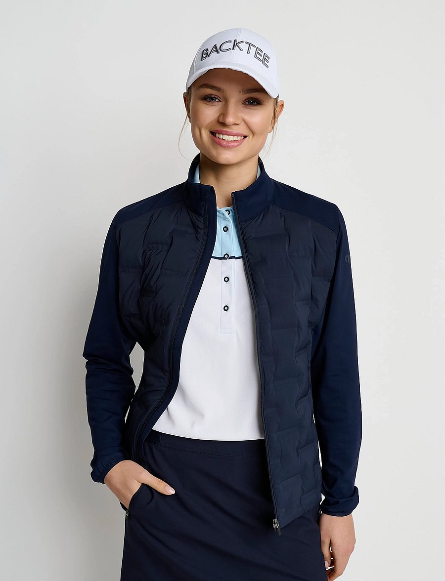 BACKTEE - Ladies Epic Hybrid Jacket - viršutinės dalies drabužiai - navy - 4
