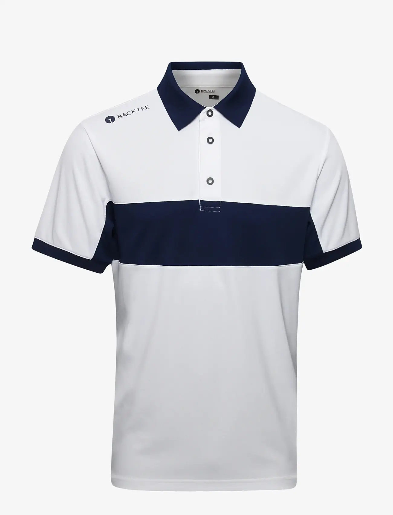 BACKTEE - Mens Focus Polo - toppar & t-shirts - white - 1