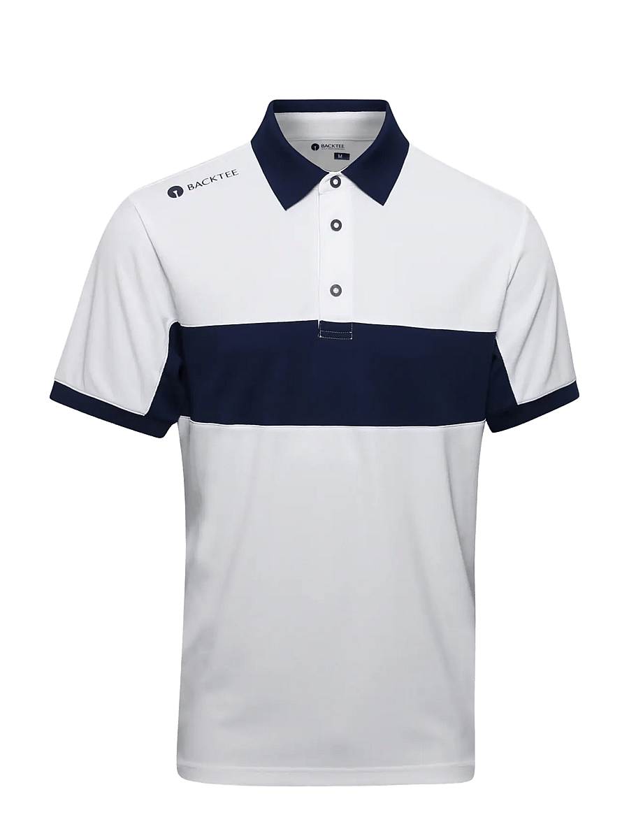 BACKTEE - Mens Focus Polo - oberteile & t-shirts - white - 1
