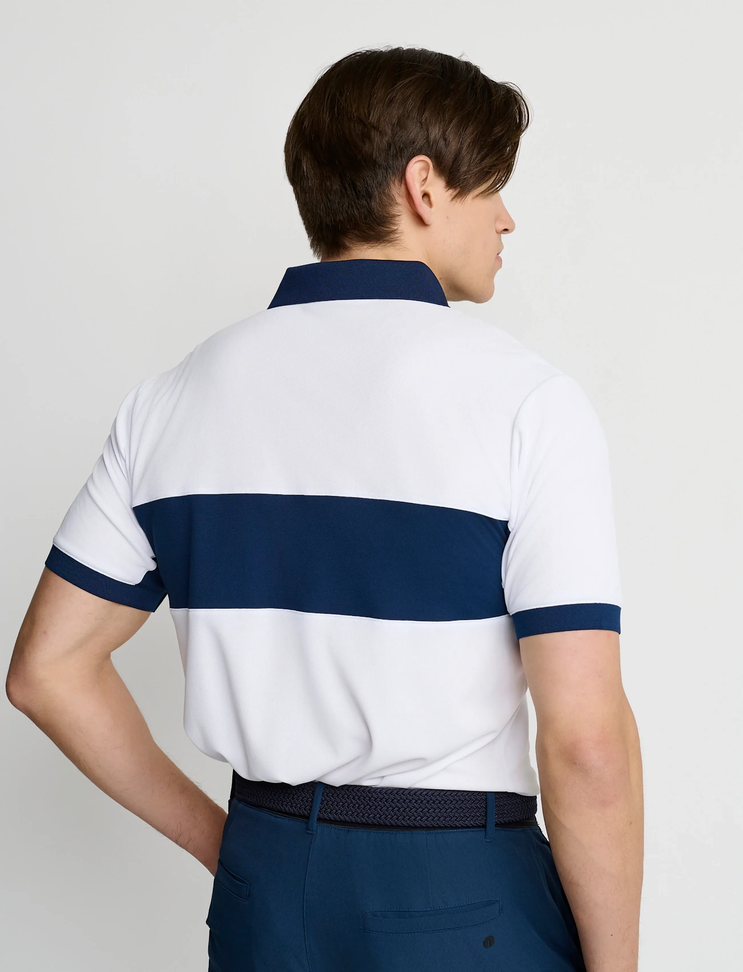 BACKTEE - Mens Focus Polo - polos - white - 2