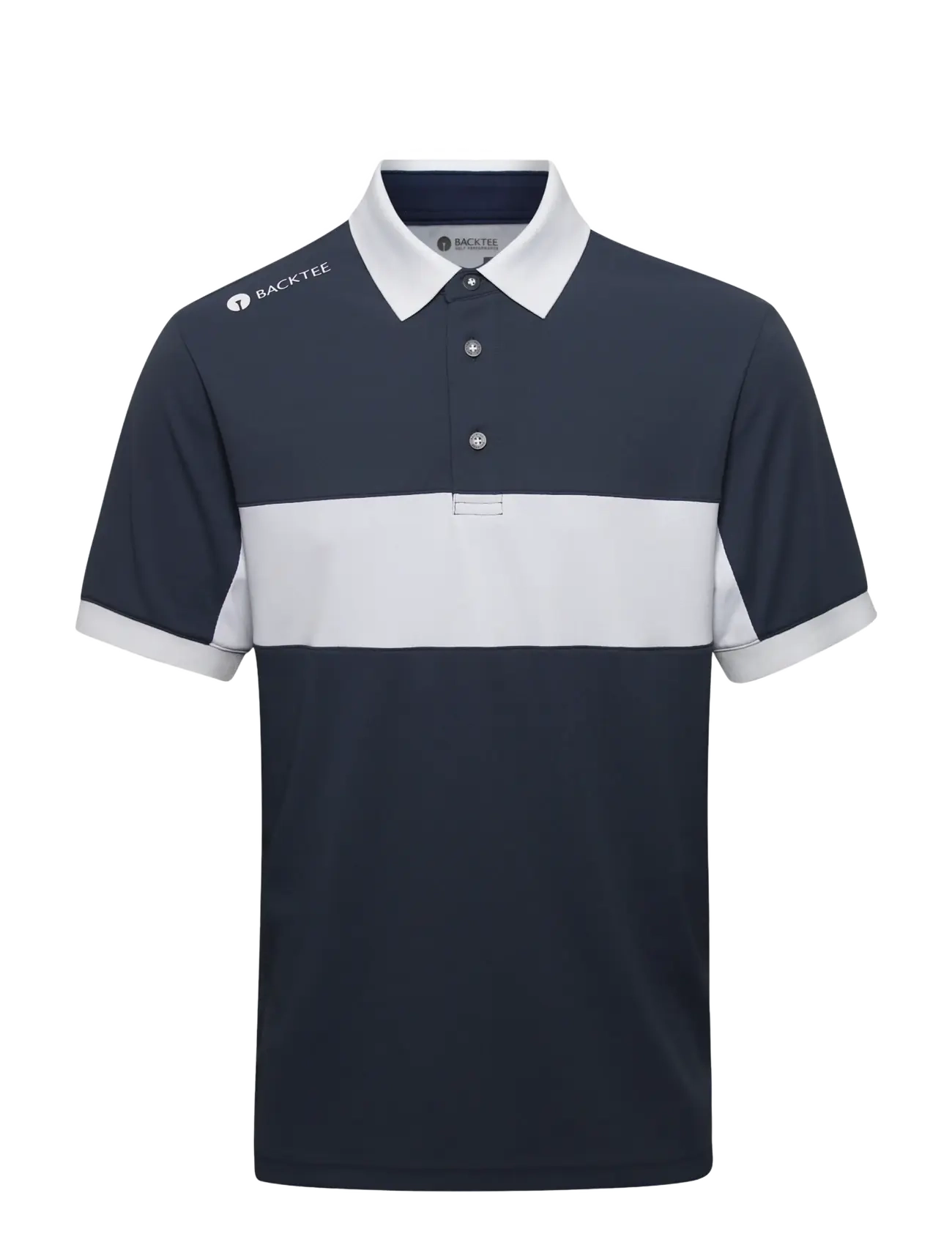 BACKTEE Mens Focus Polo Navy - XXL - Herren