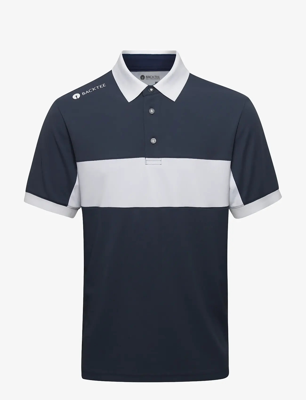 BACKTEE - Mens Focus Polo - toppar & t-shirts - navy - 1