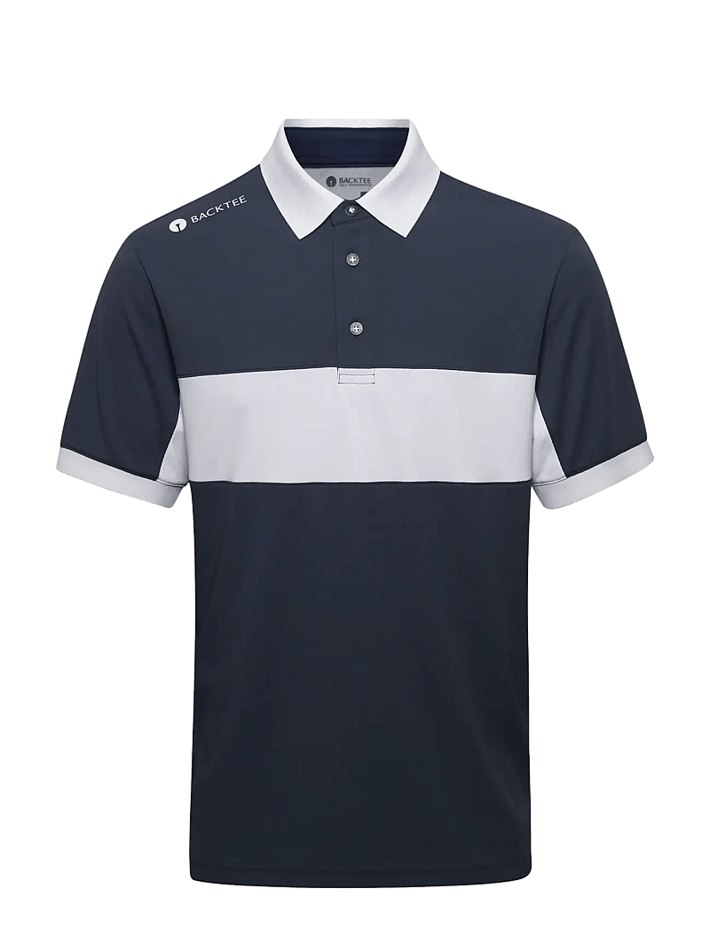 BACKTEE - Mens Focus Polo - toppar & t-shirts - navy - 1