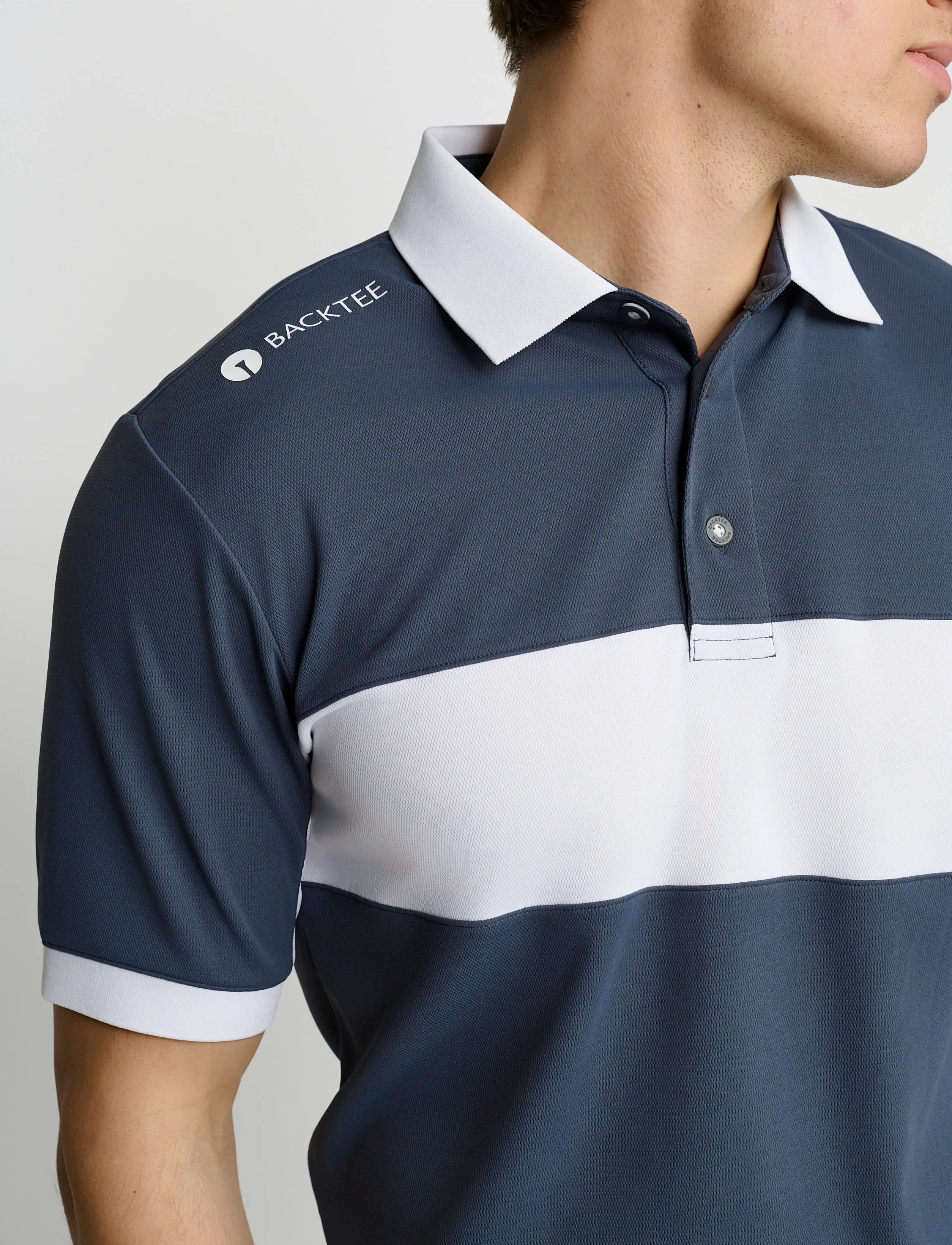 BACKTEE - Mens Focus Polo - kurzärmelig - navy - 4