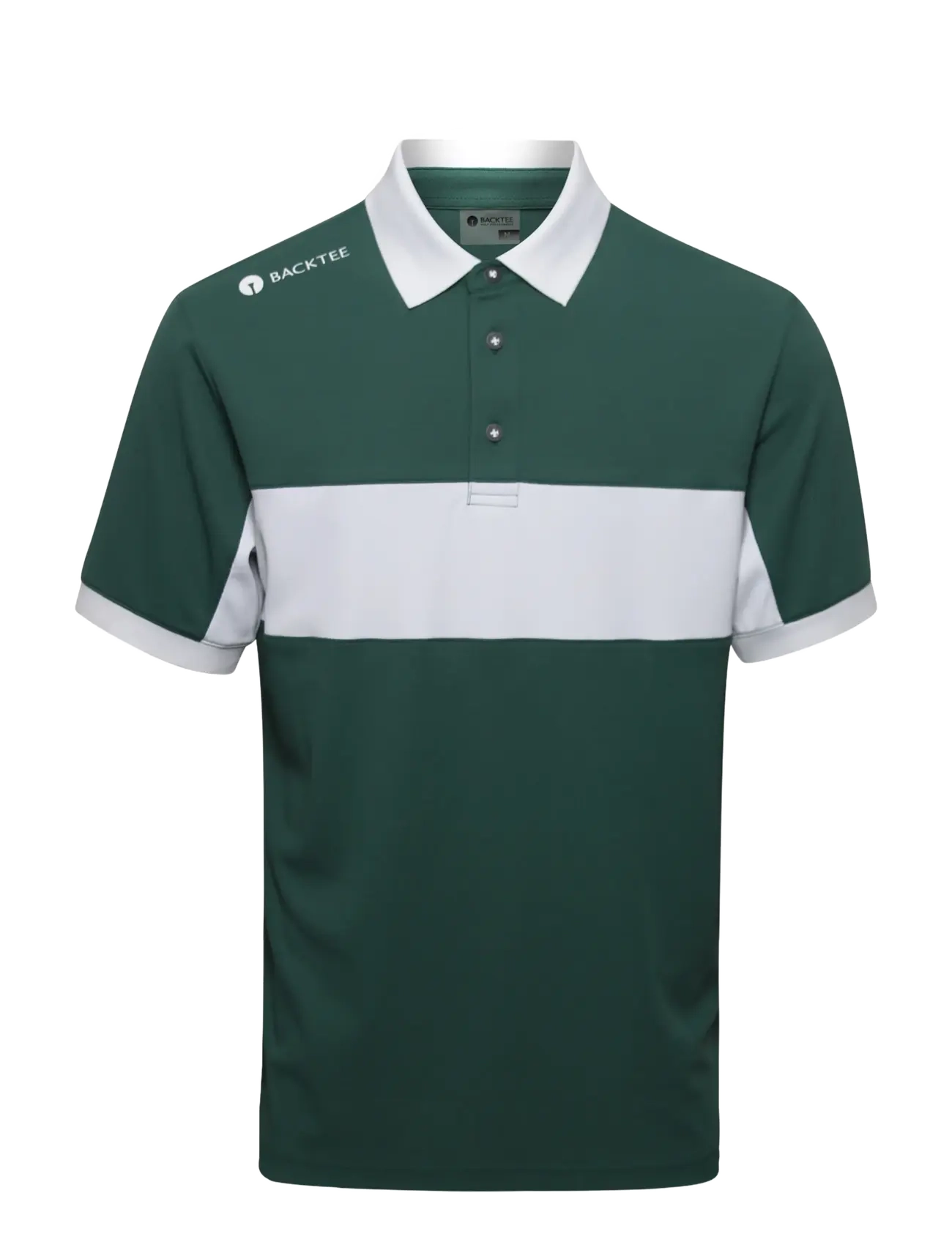 BACKTEE Mens Focus Polo Grün - M - Herren