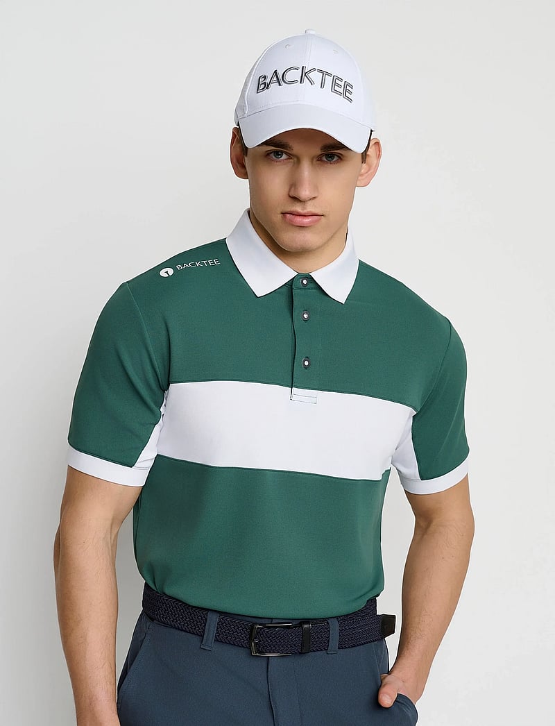 BACKTEE - Mens Focus Polo - toppar & t-shirts - green - 0
