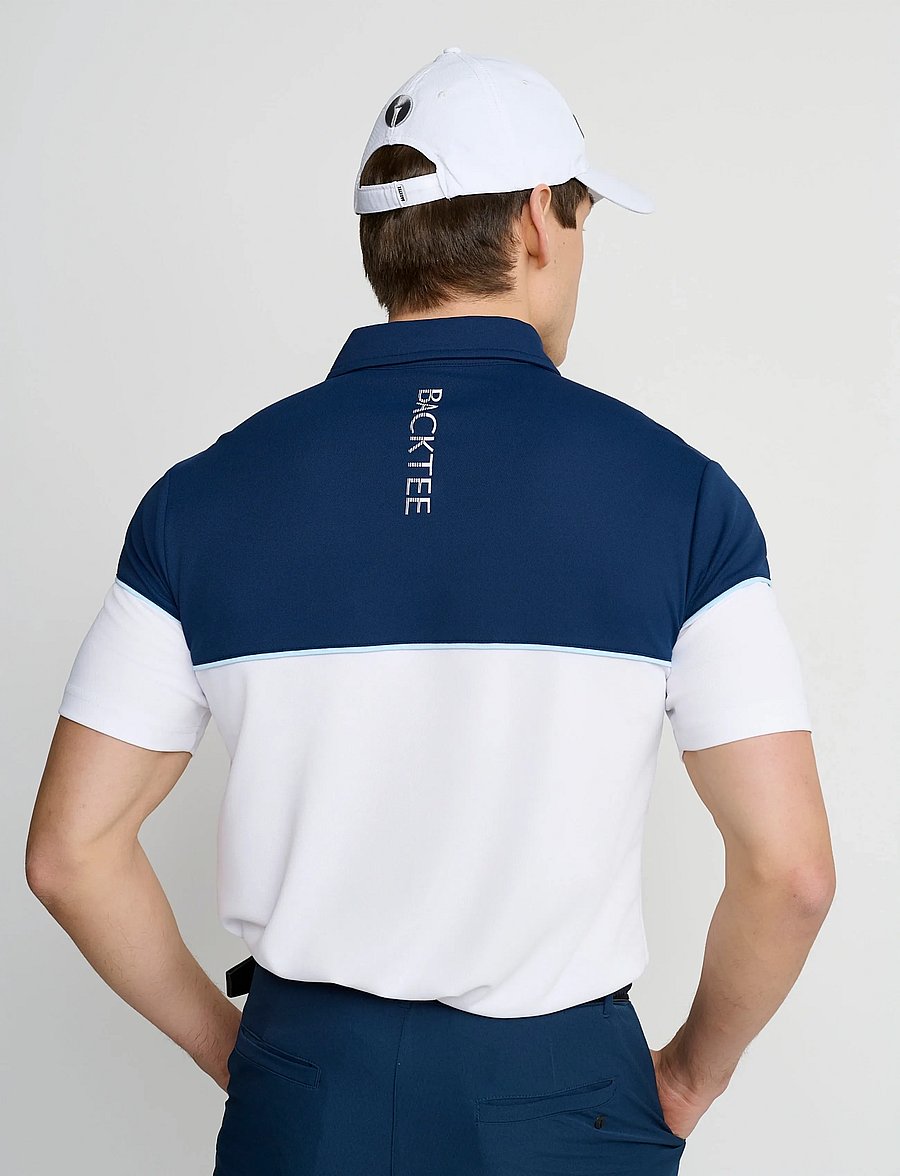BACKTEE - Mens Winner Polo - toppe & t-shirts - navy - 2