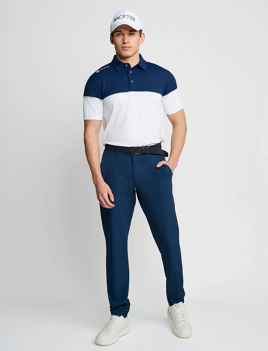 BACKTEE - Mens Winner Polo - toppe & t-shirts - navy - 3