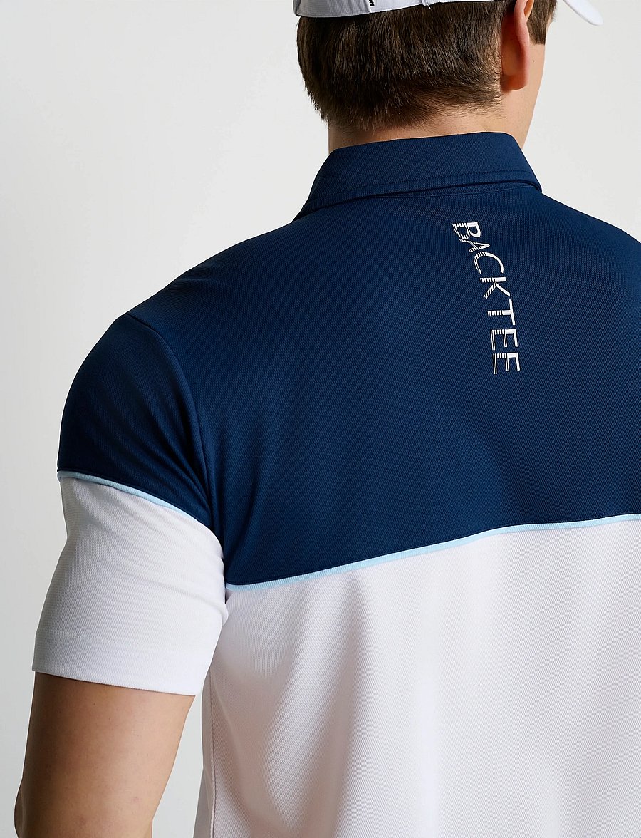 BACKTEE - Mens Winner Polo - toppe & t-shirts - navy - 4