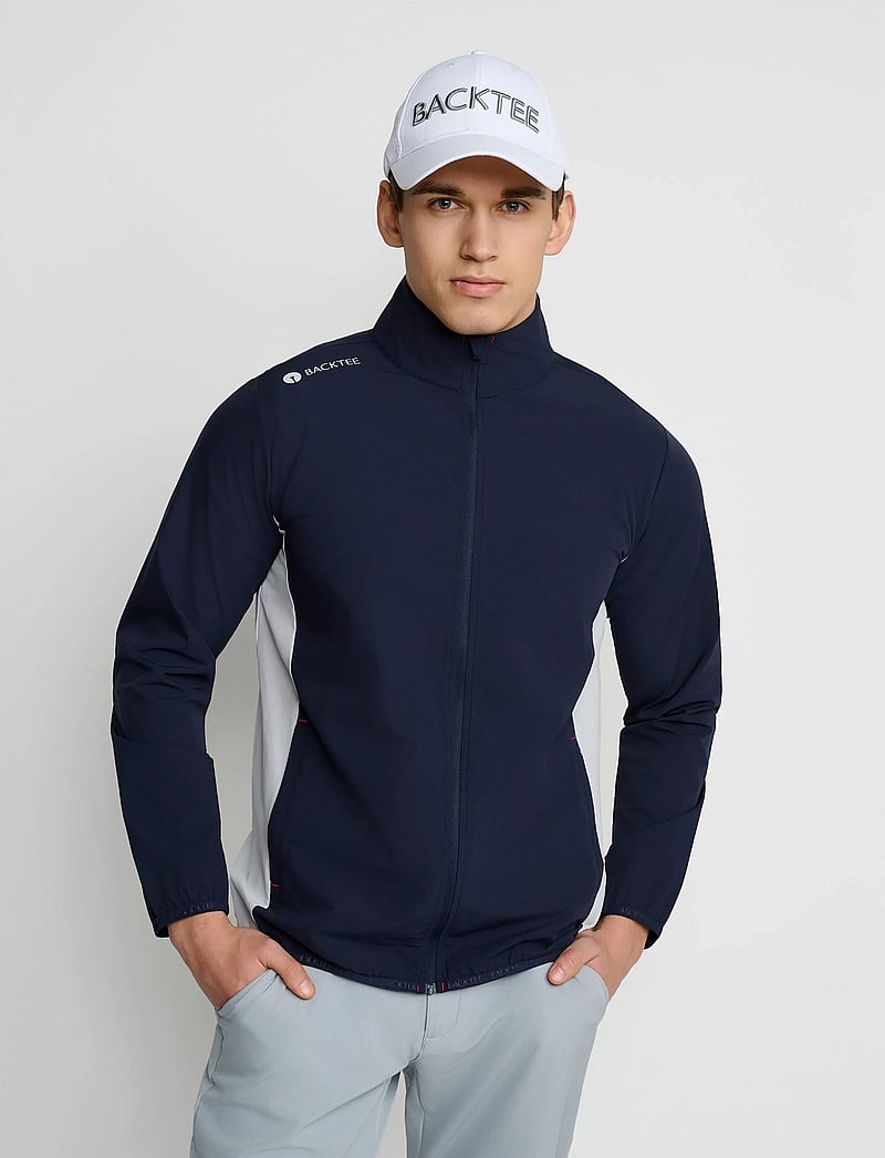 BACKTEE - Mens Windbreaker Jacket - golf-jacken - navy - 0