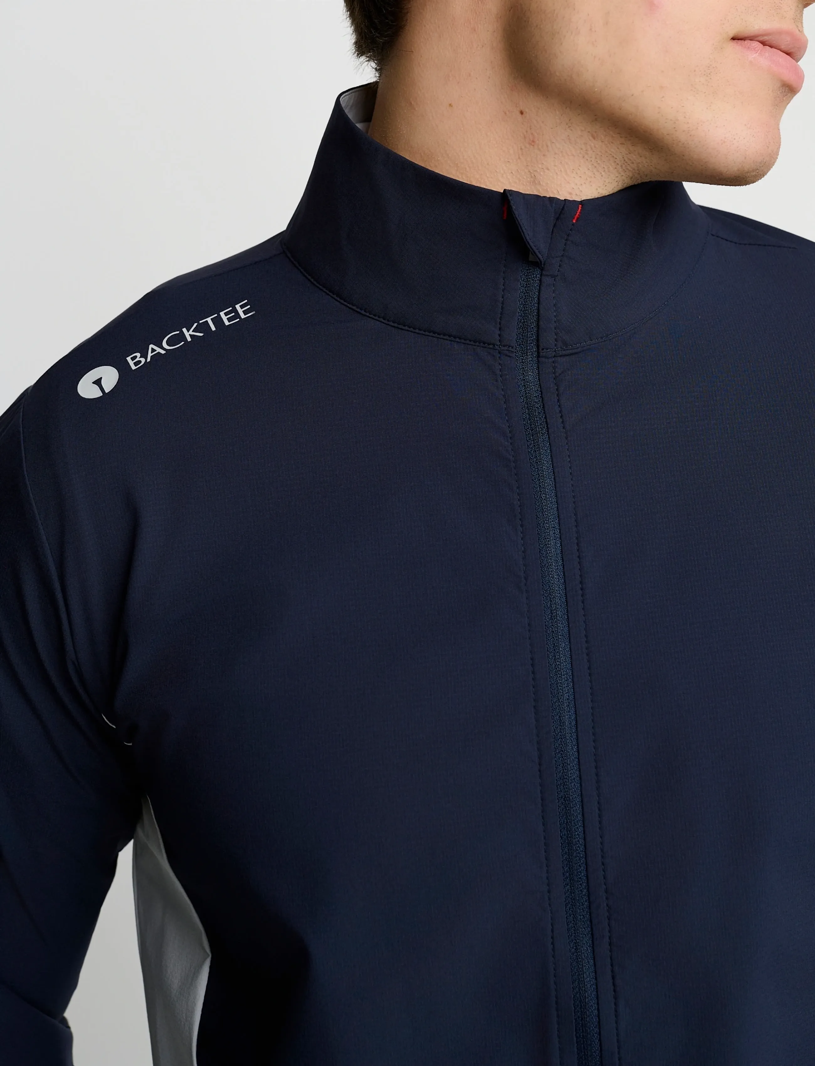 BACKTEE - Mens Windbreaker Jacket - golf-jacken - navy - 4